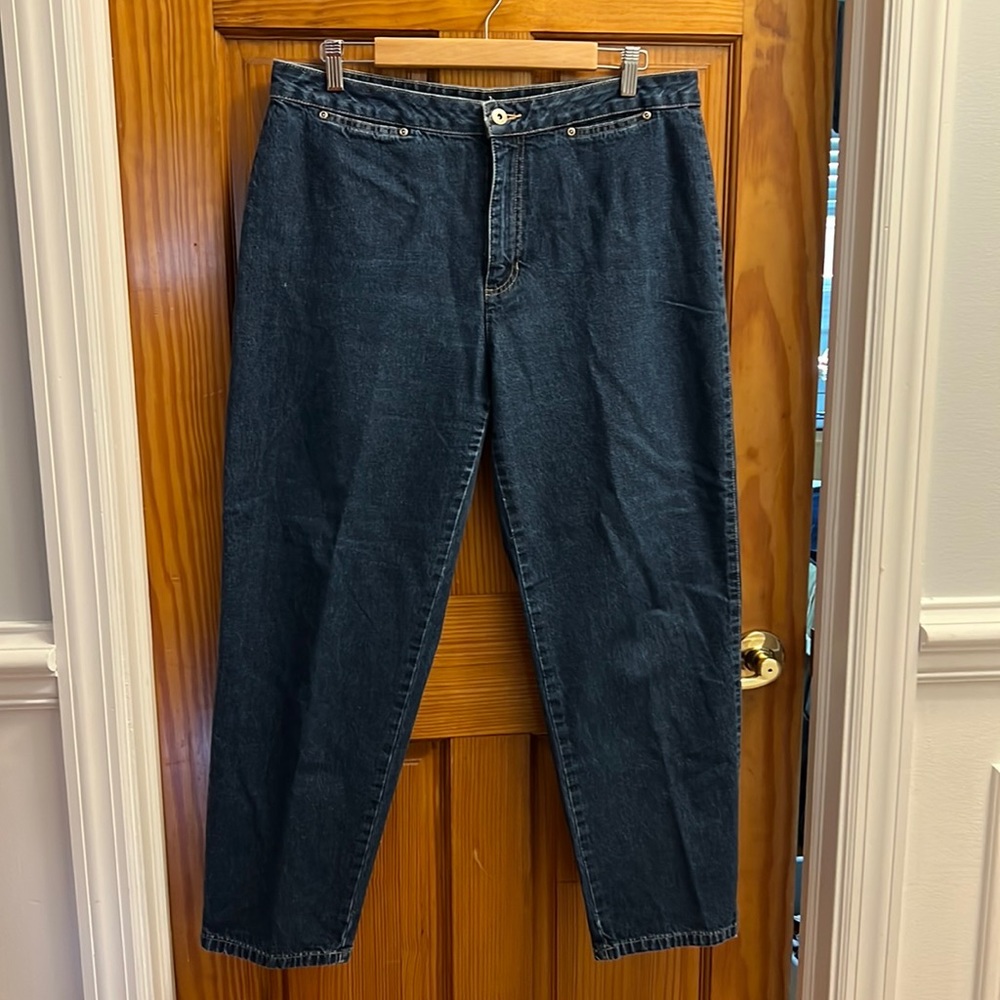 Liz Claiborne Denim Jeans Size 16 Fake Pockets